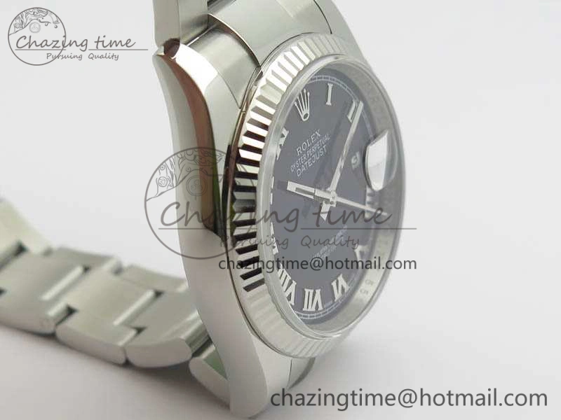 RelaxedFit DateJust 36mm SS 116234 ARF 1:1 Best Edition Black Roman Dial On 904L SS Oyster Bracelet SA 3570