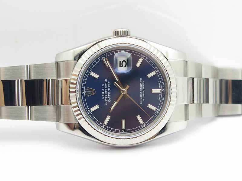 Durable DateJust 36mm SS 116234 ARF 1:1 Best Edition Blue Dial Stick Markers On 904L SS Oyster Bracelet SA 3562