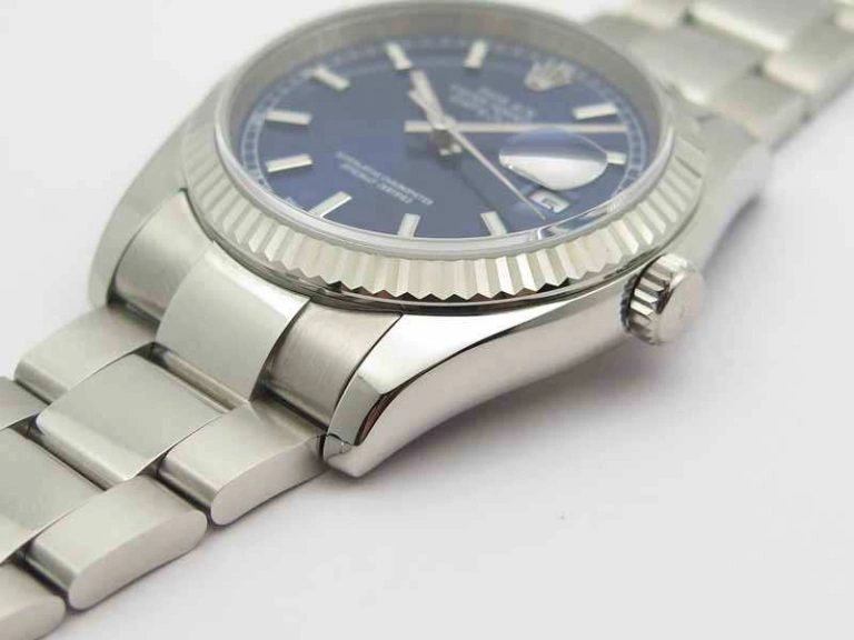 Durable DateJust 36mm SS 116234 ARF 1:1 Best Edition Blue Dial Stick Markers On 904L SS Oyster Bracelet SA 3562