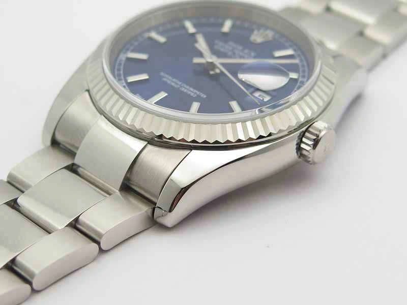 Durable DateJust 36mm SS 116234 ARF 1:1 Best Edition Blue Dial Stick Markers On 904L SS Oyster Bracelet SA 3562