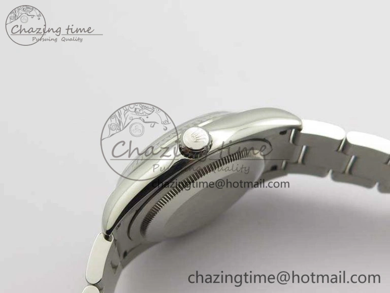 UrbanChic DateJust 36mm SS 116234 ARF 1:1 Best Edition Blue Roman Dial Fluted On 904L SS Oyster Bracelet SA 3516