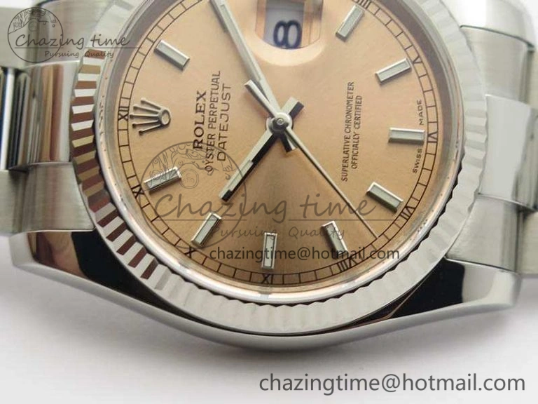DateJust 36mm SS 116234 ARF 1:1 Best Edition Pink Dial Stick Markers On 904L SS Oyster Bracelet SA Casual 3568