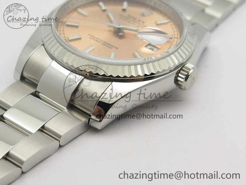 DateJust 36mm SS 116234 ARF 1:1 Best Edition Pink Dial Stick Markers On 904L SS Oyster Bracelet SA Casual 3568