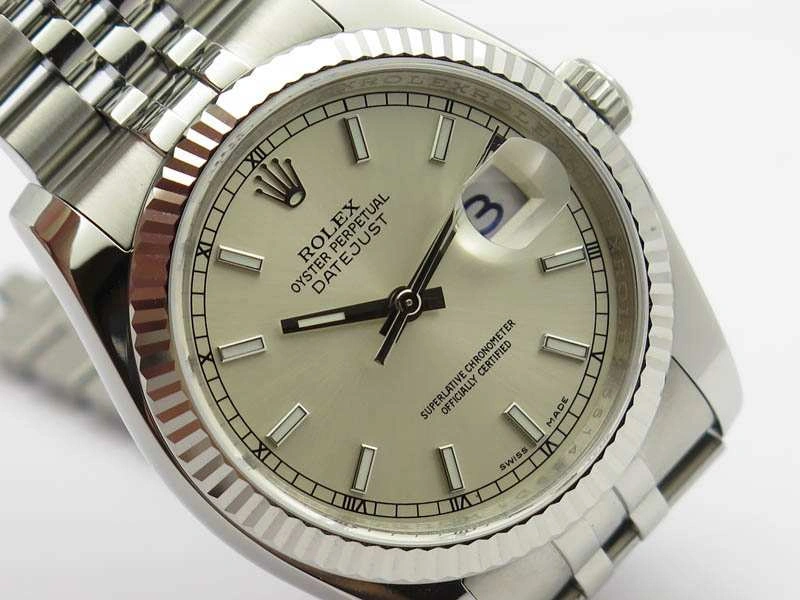 Premium DateJust 36mm SS 116234 ARF 1:1 Best Edition Silver Dial On 904L SS Jubilee Bracelet SA 3563