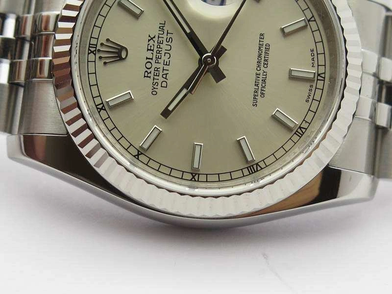 Premium DateJust 36mm SS 116234 ARF 1:1 Best Edition Silver Dial On 904L SS Jubilee Bracelet SA 3563