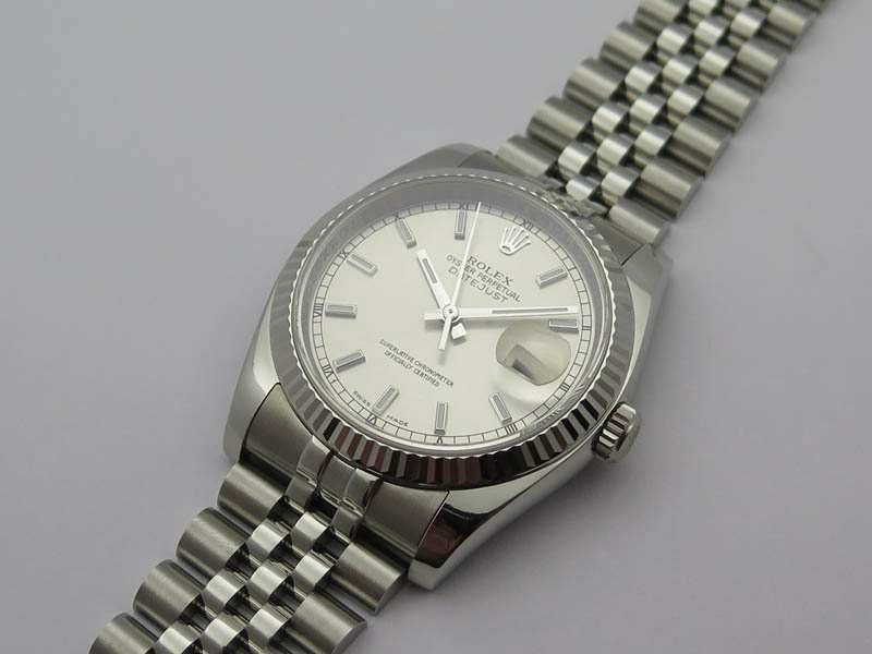 Premium DateJust 36mm SS 116234 ARF 1:1 Best Edition Silver Dial On 904L SS Jubilee Bracelet SA 3563