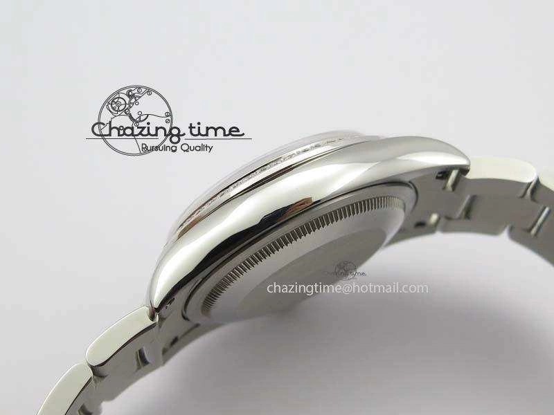 Snug DateJust 36mm SS BP-Maker Best Edition Diamond Bezel White MOP Dial On SS Bracelet A2824 V 3842