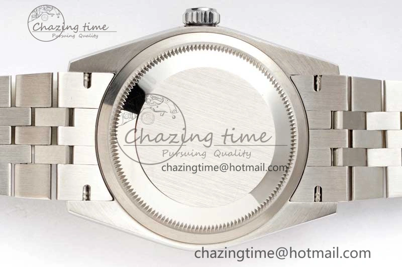 DateJust 36mm SS DIWF 1:1 Best Edition 904L Steel Gray Dial Green Markers on Jubilee Bracelet SA FreshLook 10243