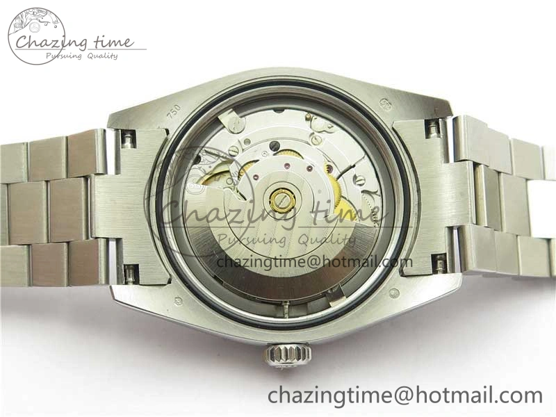 HighQuality DateJust 36mm SS EDF Best Edition Green Malachite Dial Crystal Markers on SS President Bracelet A 2861