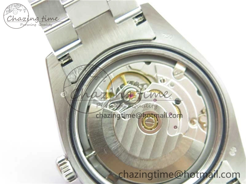 HighQuality DateJust 36mm SS EDF Best Edition Green Malachite Dial Crystal Markers on SS President Bracelet A 2861
