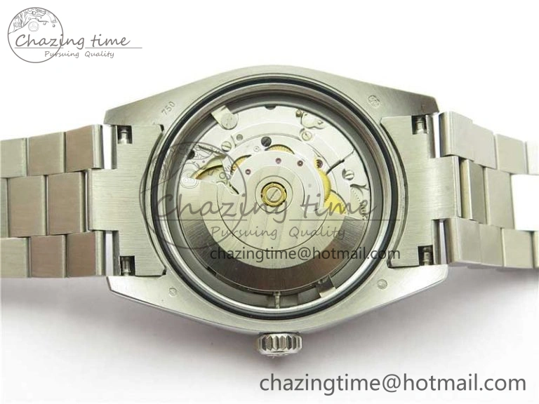 HighQuality DateJust 36mm SS EDF Best Edition Green Malachite Dial on SS President Bracelet A 2866