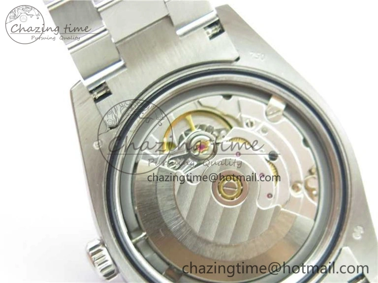 HighQuality DateJust 36mm SS EDF Best Edition Green Malachite Dial on SS President Bracelet A 2866