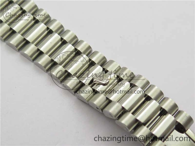 HighQuality DateJust 36mm SS EDF Best Edition Green Malachite Dial on SS President Bracelet A 2866
