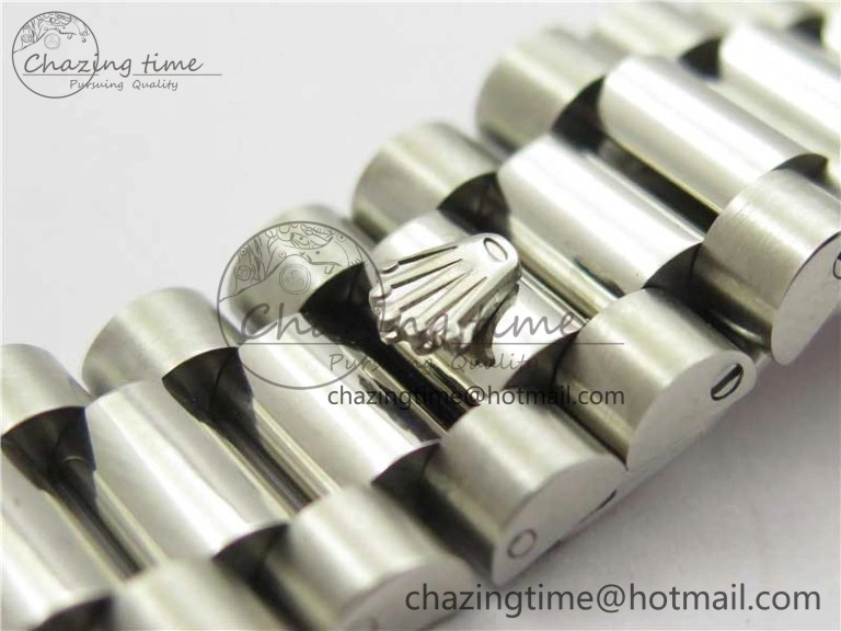 HighQuality DateJust 36mm SS EDF Best Edition Green Malachite Dial on SS President Bracelet A 2866