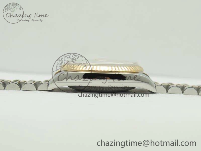 DateJust 36mm SS RG 116231 ARF 1:1 Best Edition Rose Gold Dial Fluted Bezel On SS RG Jubilee Bracelet SA Vibrant 3489