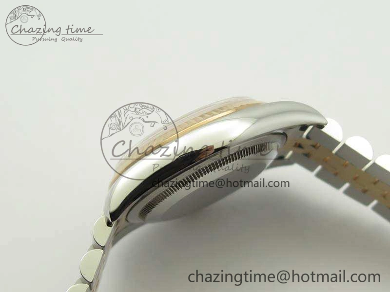DateJust 36mm SS RG 116231 ARF 1:1 Best Edition Rose Gold Dial Fluted Bezel On SS RG Jubilee Bracelet SA Vibrant 3489