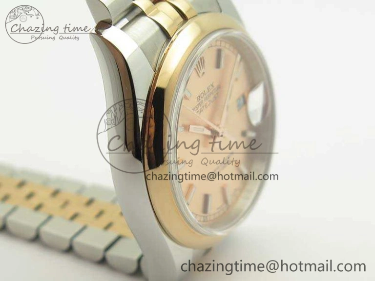 ZeroBulk DateJust 36mm SS RG 116231 ARF 1:1 Best Edition Rose Gold Dial On SS RG Jubilee Bracelet SA 3490