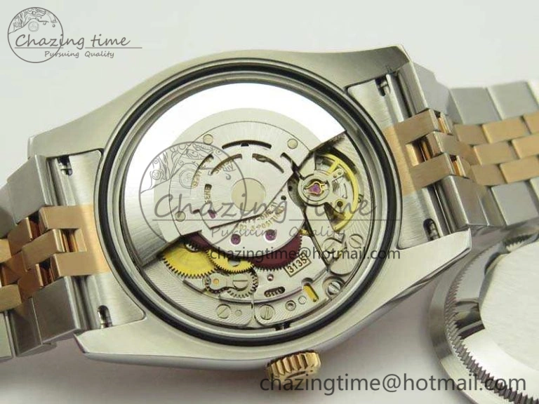 ZeroBulk DateJust 36mm SS RG 116231 ARF 1:1 Best Edition Rose Gold Dial On SS RG Jubilee Bracelet SA 3490