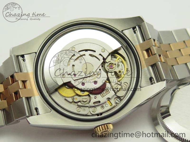 ZeroBulk DateJust 36mm SS RG 116231 ARF 1:1 Best Edition Rose Gold Dial On SS RG Jubilee Bracelet SA 3490