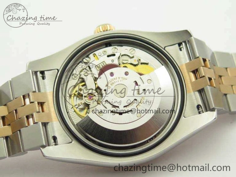 ZeroBulk DateJust 36mm SS RG 116231 ARF 1:1 Best Edition Rose Gold Dial On SS RG Jubilee Bracelet SA 3490