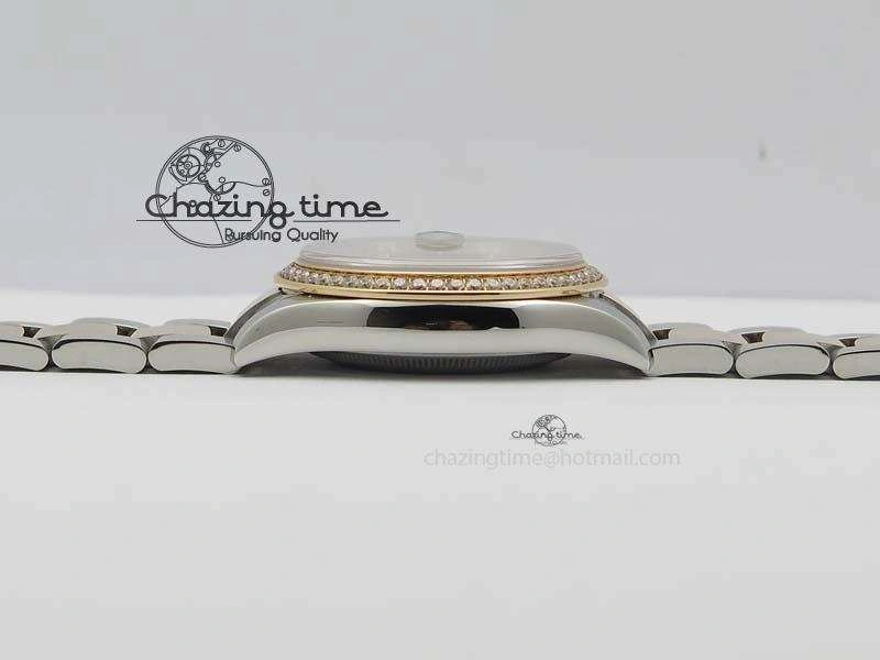 DateJust 36mm SS RG BP-Maker Best Edition MOP Diamond Markers Dial On SS RG Bracelet A2824 V FastDry 3840
