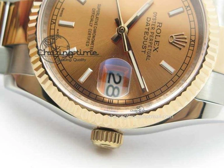 DateJust 36mm SS RG BP-Maker Best Edition Rose Gold Dial On SS RG Bracelet A2824 V Modern 3841