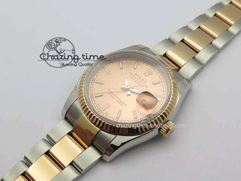 DateJust 36mm SS RG BP-Maker Best Edition Rose Gold Dial On SS RG Bracelet A2824 V Modern 3841