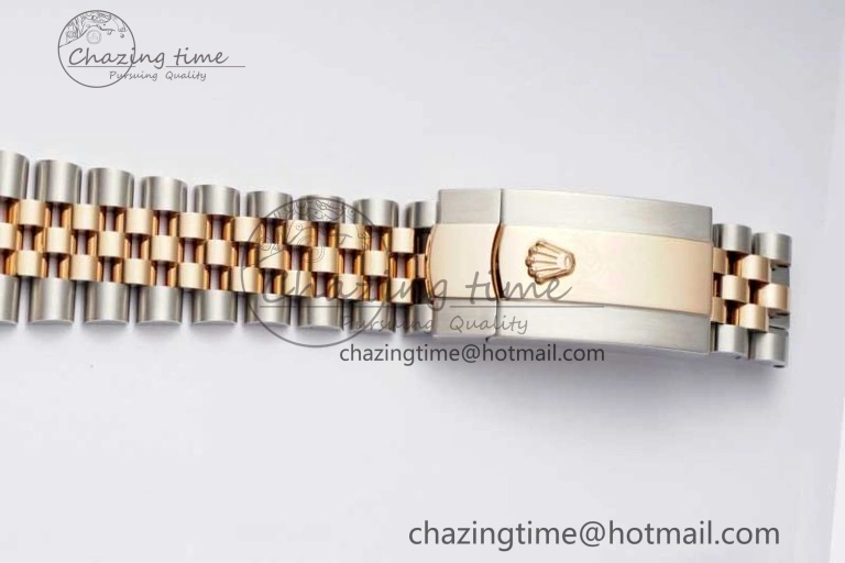 DateJust 36mm SS RG DIWF 1:1 Best Edition 904L Steel White Stick Dial on Jubilee Bracelet SA Reliable 2313