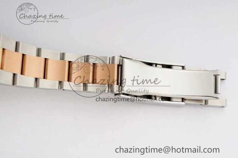 DateJust 36mm SS RG DIWF 1:1 Best Edition 904L Steel White Stick Dial on Jubilee Oyster SA HighQuality 10236