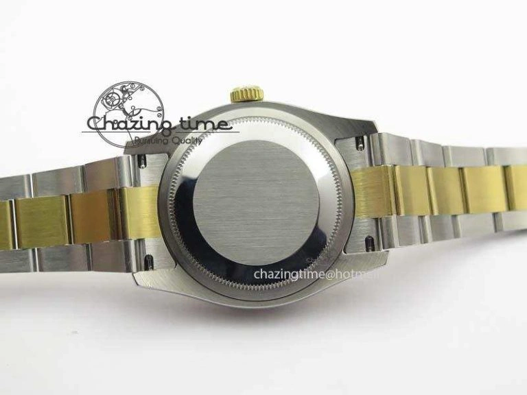 WrinkleFree DateJust 36mm SS YG BP-Maker Best Edition Diamond Bezel White Dial On SS YG Bracelet A2824 V 3829