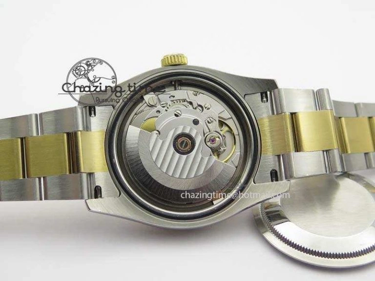 WrinkleFree DateJust 36mm SS YG BP-Maker Best Edition Diamond Bezel White Dial On SS YG Bracelet A2824 V 3829