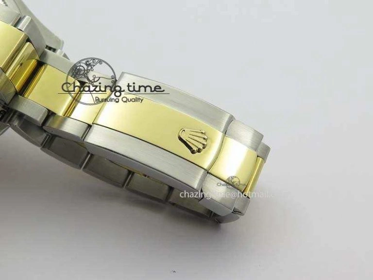 WrinkleFree DateJust 36mm SS YG BP-Maker Best Edition Diamond Bezel White Dial On SS YG Bracelet A2824 V 3829