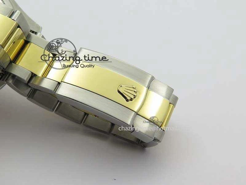 WrinkleFree DateJust 36mm SS YG BP-Maker Best Edition Diamond Bezel White Dial On SS YG Bracelet A2824 V 3829