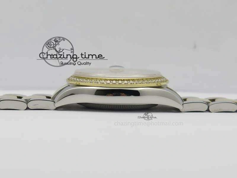 DateJust 36mm SS YG BP-Maker Best Edition Diamond Bezel White MOP Dial On SS YG Bracelet A2824 V Premium 3839