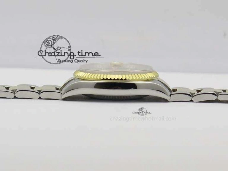 DateJust 36mm SS YG BP-Maker Best Edition Gold Dial On SS YG Bracelet A2824 V Supportive 3838