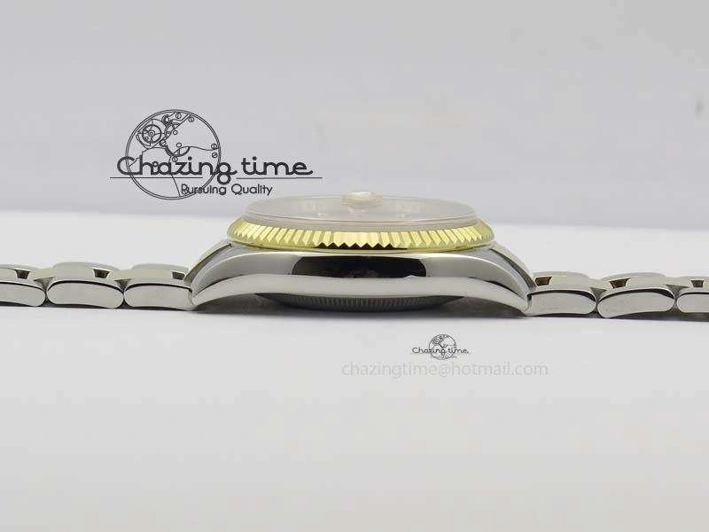 DateJust 36mm SS YG BP-Maker Best Edition Gold Dial On SS YG Bracelet A2824 V Supportive 3838