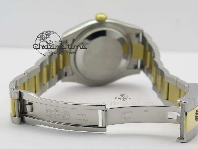 DateJust 36mm SS YG BP-Maker Best Edition Gold Dial On SS YG Bracelet A2824 V Supportive 3838