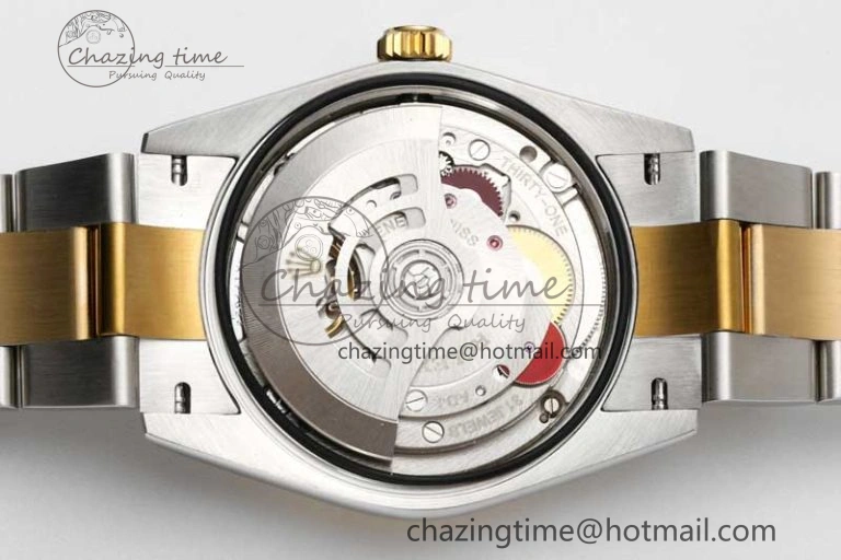 DateJust 36mm SS YG DIWF 1:1 Best Edition 904L Steel White MOP Diamonds Dial on Oyster Bracelet SA Supportive 10240