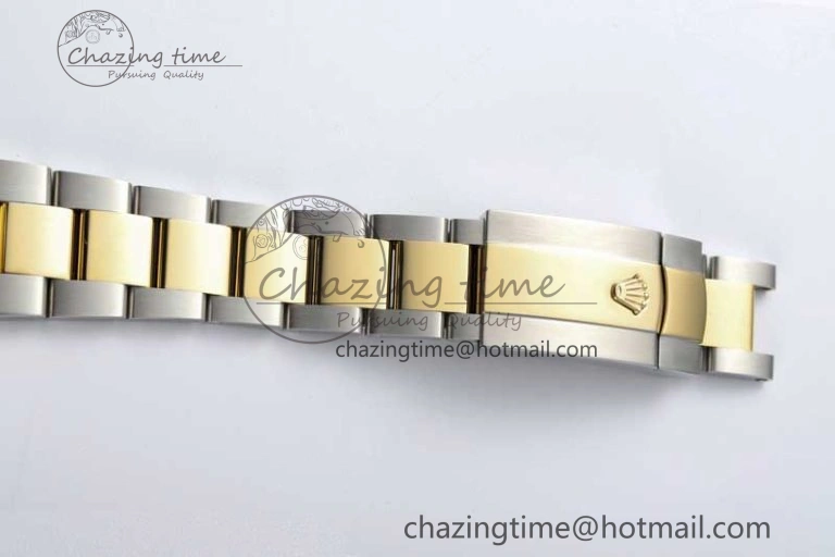 DateJust 36mm SS YG DIWF 1:1 Best Edition 904L Steel White Stick Dial on Oyster Bracelet SA Cozy 2315
