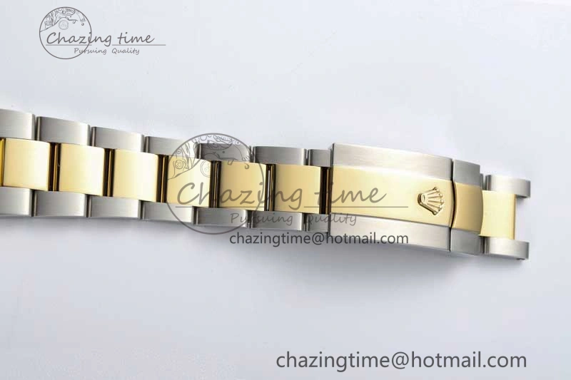 DateJust 36mm SS YG DIWF 1:1 Best Edition 904L Steel White Stick Dial on Oyster Bracelet SA Cozy 2315