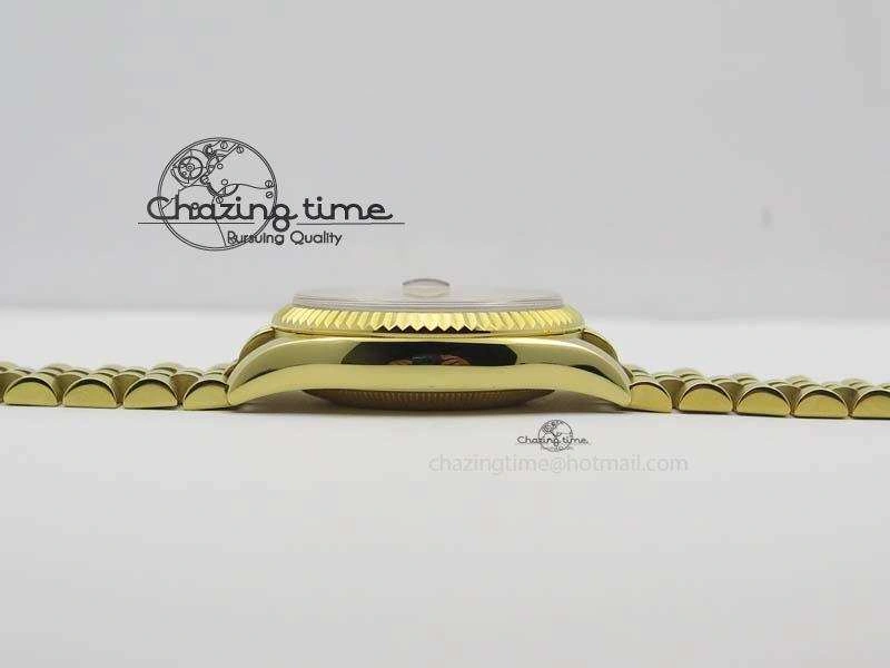 DateJust 36mm Wrapped YG BP-Maker Best Edition White MOP Dial On Wrapped YG Bracelet ETA Unisex 3835