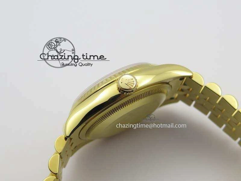 DateJust 36mm Wrapped YG BP-Maker Best Edition White MOP Dial On Wrapped YG Bracelet ETA Unisex 3835