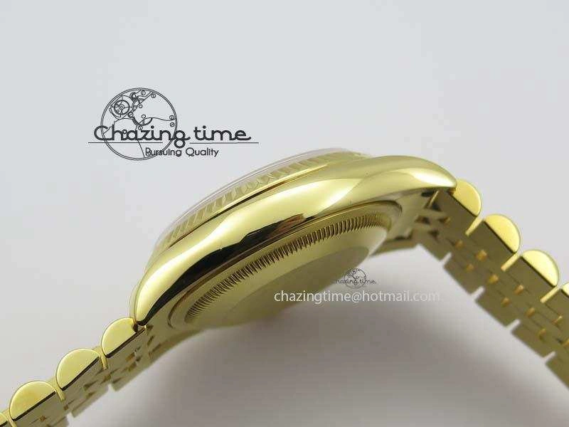 DateJust 36mm Wrapped YG BP-Maker Best Edition White MOP Dial On Wrapped YG Bracelet ETA Unisex 3835