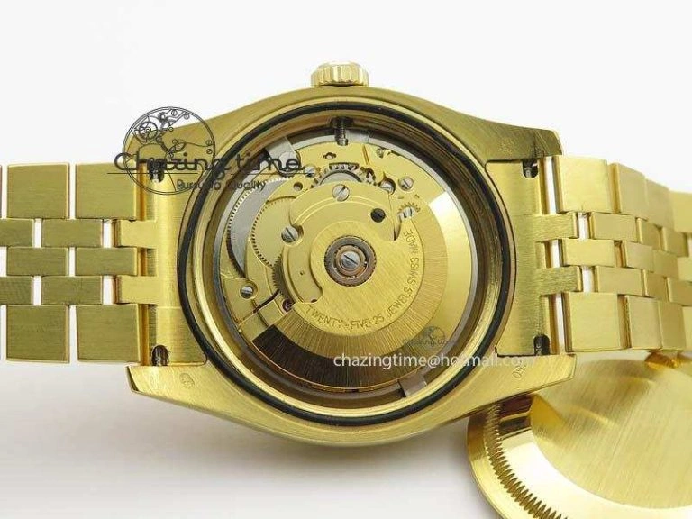 DateJust 36mm Wrapped YG BP-Maker Best Edition White MOP Dial On Wrapped YG Bracelet ETA Unisex 3835