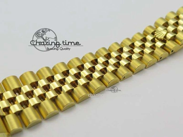 DateJust 36mm Wrapped YG BP-Maker Best Edition White MOP Dial On Wrapped YG Bracelet ETA Unisex 3835