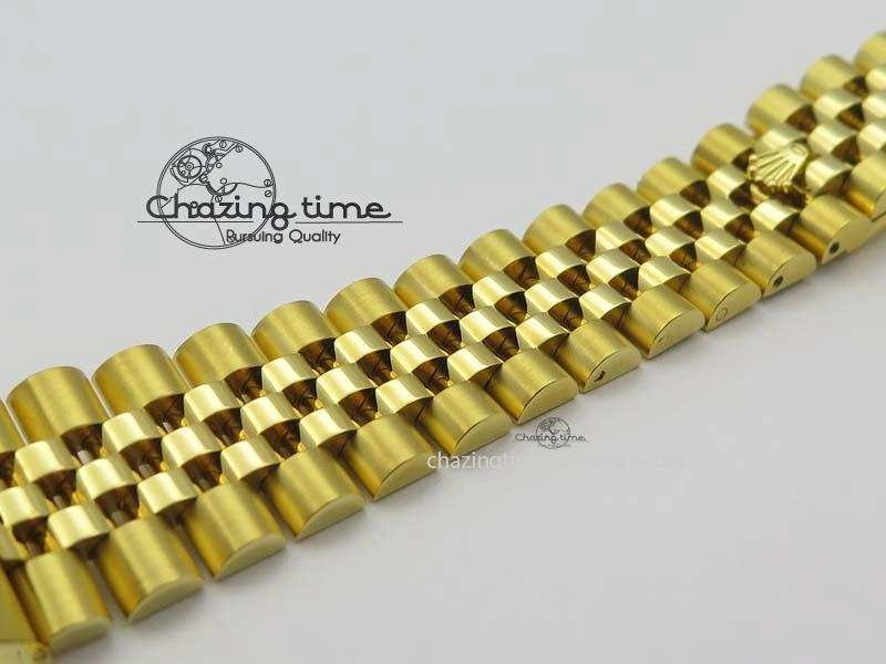 DateJust 36mm Wrapped YG BP-Maker Best Edition White MOP Dial On Wrapped YG Bracelet ETA Unisex 3835