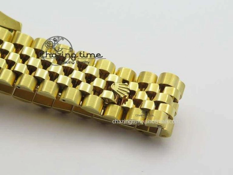 DateJust 36mm Wrapped YG BP-Maker Best Edition White MOP Dial On Wrapped YG Bracelet ETA Unisex 3835