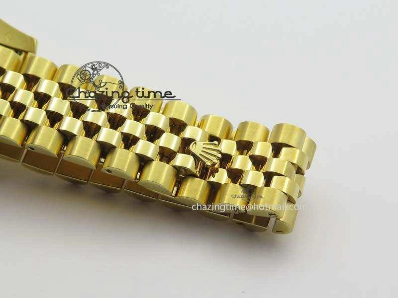 DateJust 36mm Wrapped YG BP-Maker Best Edition White MOP Dial On Wrapped YG Bracelet ETA Unisex 3835