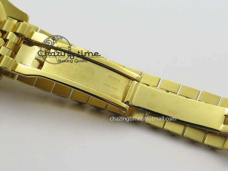 DateJust 36mm Wrapped YG BP-Maker Best Edition White MOP Dial On Wrapped YG Bracelet ETA Unisex 3835