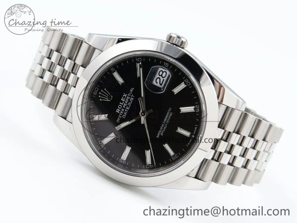 GoodFit DateJust 41 126330 904L SS VSF 1:1 Best Edition Black Dial on Jubilee Bracelet VS 1713